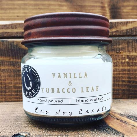 legend tobacco leaf and vanilla candle|what are the uses of a tobacco candle.